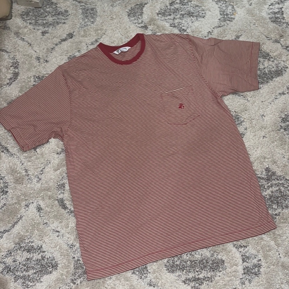 NWOT Brooks Brothers  Feeder Stripe Pocket Tee